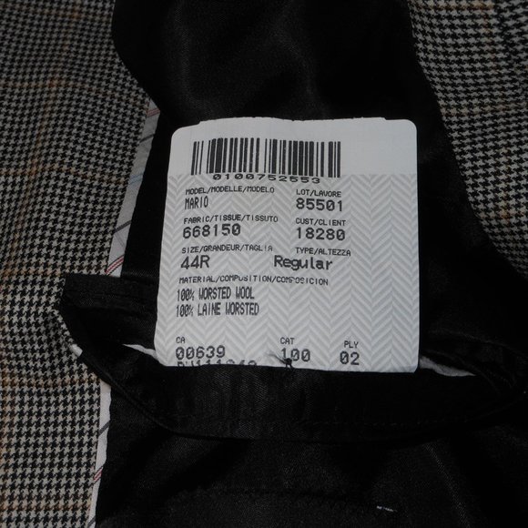 Jones New York all wool sportscoat - Picture 3 of 8